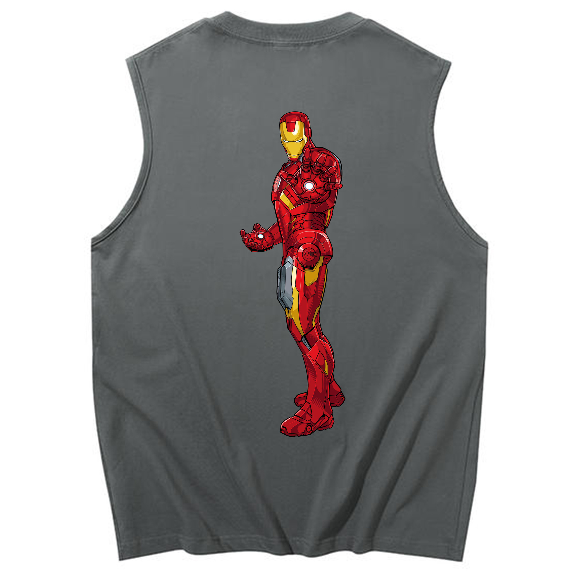 （画像用） アベンジャーズ The Avengers コットン100％タンクトップ（背面プリント）